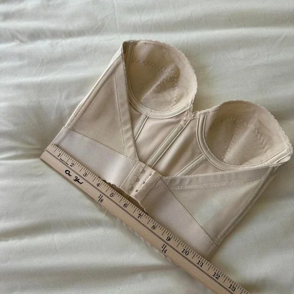 vintage cream bustier‎ womens 34b - Picture 4 of 5